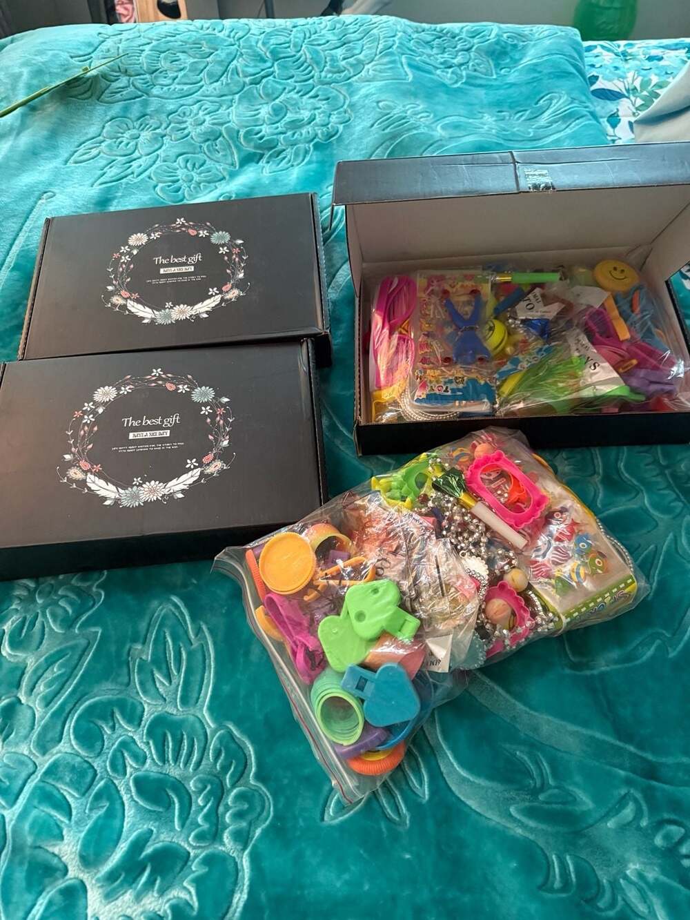 Bulk Lot of Kids Party Favor Sensory Bin Trinkets and Plastic Toy Accessories